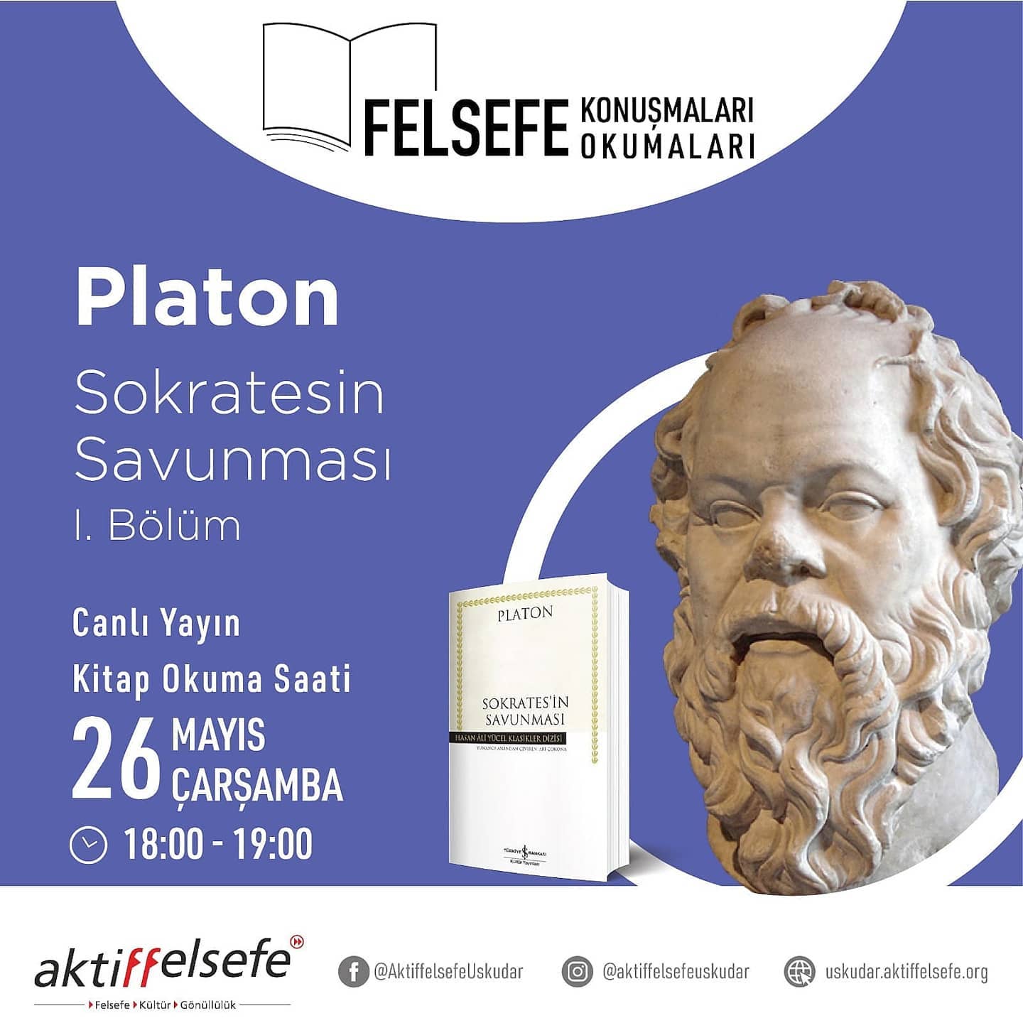 Webinar: Platon Sokratesin Savunması - Kitap Okuma Saati - Bölüm 1